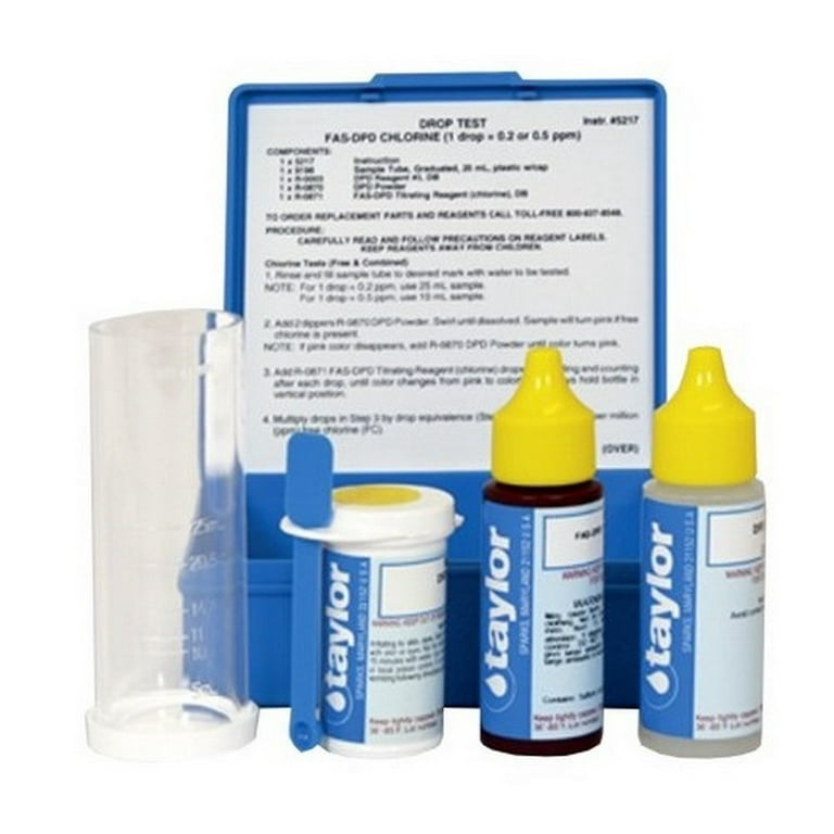 WTW™ Gold Reagent Test Kit Reagent Test; Detection Range: 0.5 to 12mg/L  Water Testing Kits