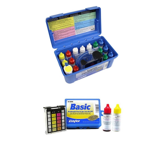 Taylor K2006 Complete Pool Chlorine Test Kit with Additional Basic Kit
