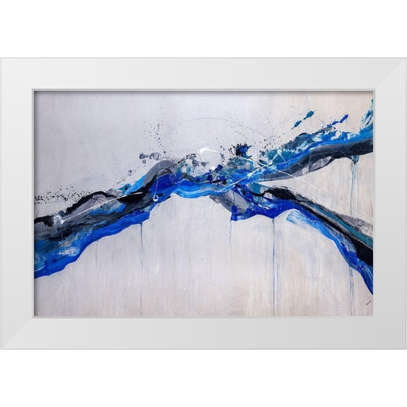Taylor, Kari 14x11 White Modern Wood Framed Museum Art Print Titled - Splish Splash