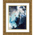 thumbnail image 1 of Taylor, Kari 15x18 Gold Ornate Wood Framed with Double Matting Museum Art Print Titled - Deep Blue Pool Crop, 1 of 4