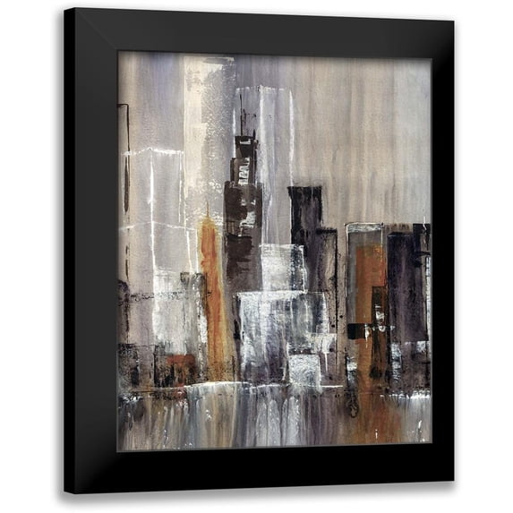 Taylor, Kari 20x24 Black Modern Framed Museum Art Print Titled - Coastal City II