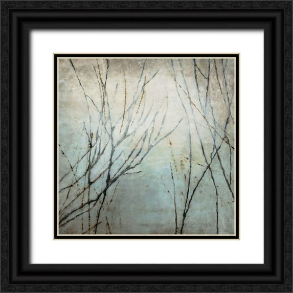 Taylor, Kari 26x26 Black Ornate Wood Framed with Double Matting Museum Art Print Titled - Winter Song