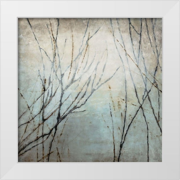 Taylor, Kari 26x26 White Modern Wood Framed Museum Art Print Titled - Winter Song