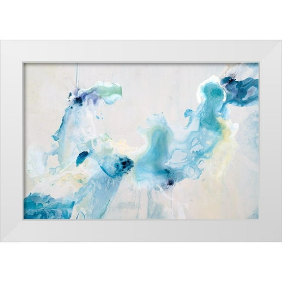 Taylor, Kari 32x23 White Modern Wood Framed Museum Art Print Titled - Gentle Breeze