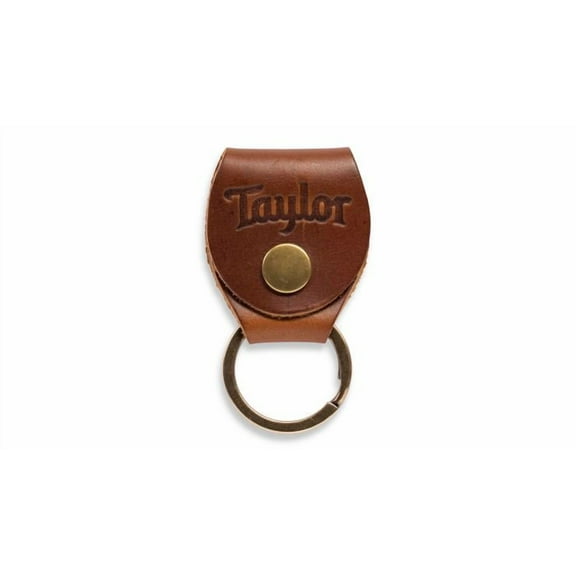 Taylor TKR-03 Taylor Key Ring with Pick Holder Medium Brown