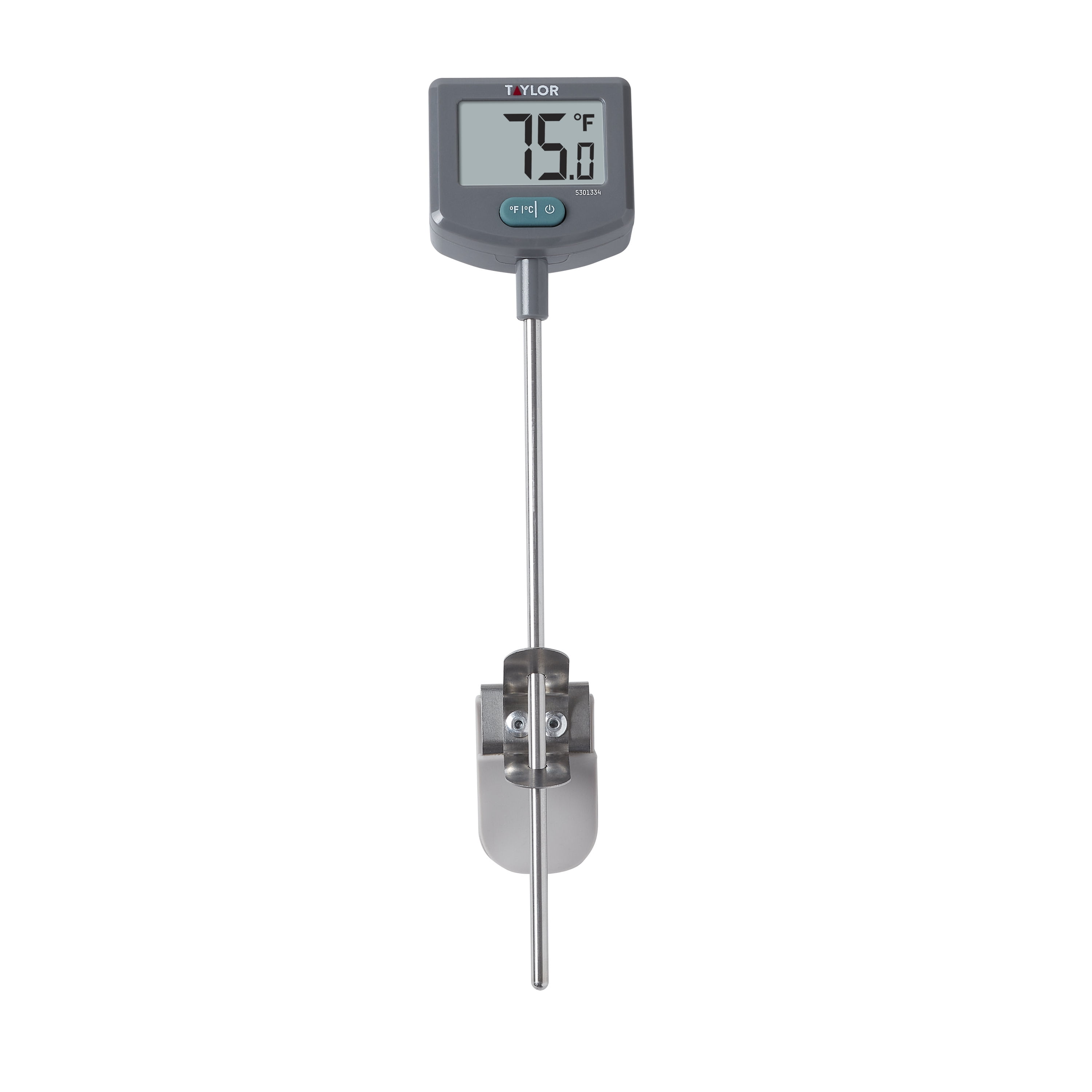 Taylor Stainless Steel Candy Deep Fry Food Cooking Kitchen Analog  Thermometer, 12 Inches