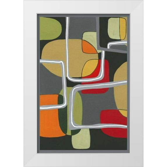 Taylor, Kris 13x18 White Modern Wood Framed Museum Art Print Titled - Possibilities I