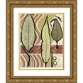 thumbnail image 1 of Taylor, Kris 15x18 Gold Ornate Wood Framed with Double Matting Museum Art Print Titled - Go Go Leaves III, 1 of 4