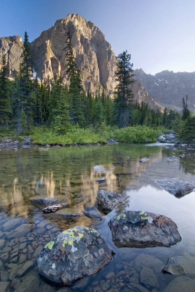 Taylor Lake Banff National Park Banff Alberta Canvas Art - Philippe Widling Design Pics (11 x 17)