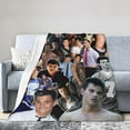 thumbnail image 1 of Taylor Lautner Fleece Blanket for Couch - Throw Blanket Lightweight Taylor Lautner Merch Super Soft Cozy Luxury Bed Blanket Microfiber and Throws for Sofa, 1 of 6