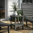 thumbnail image 1 of Taylor & Logan All-Weather Adirondack Style Patio Side Table Gray, 1 of 5