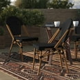 thumbnail image 1 of Taylor & Logan French Inspired Stacking Bistro Chair with Metal Frame Black/Natural Frame, 1 of 5