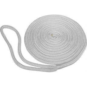 Taylor Made 11328 Boat Dock Line Double Braided W/Spliced Eye 3/8" x 15' 4450 lb