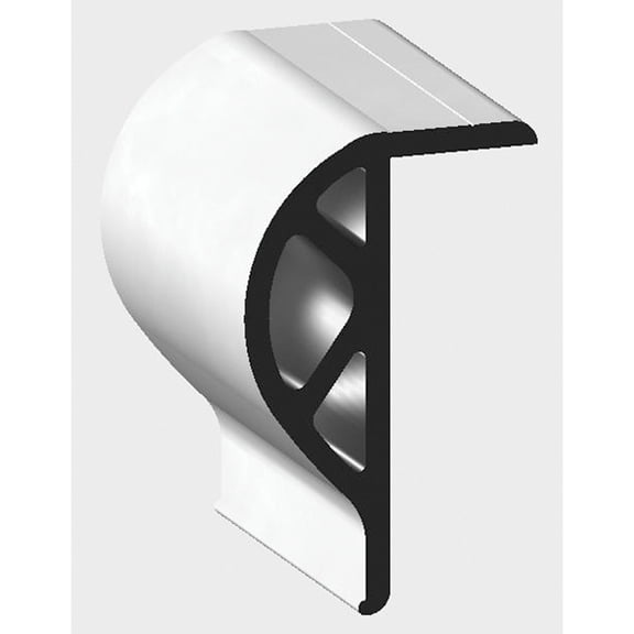 Taylor Made 46031 Dock Pro Commercial Grade Double Molded P-Shape Vinyl Dock Edging - Small, 10'