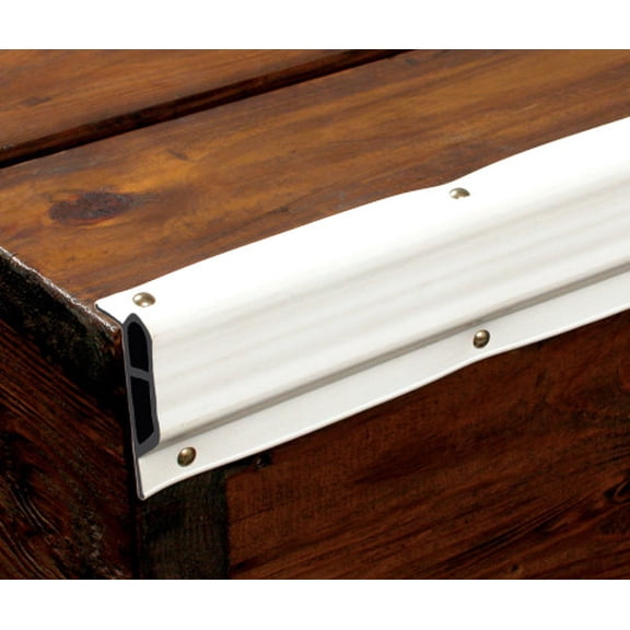 Taylor Made 46086 White Small Double 10' Coil Molded Vinyl Dock Edging