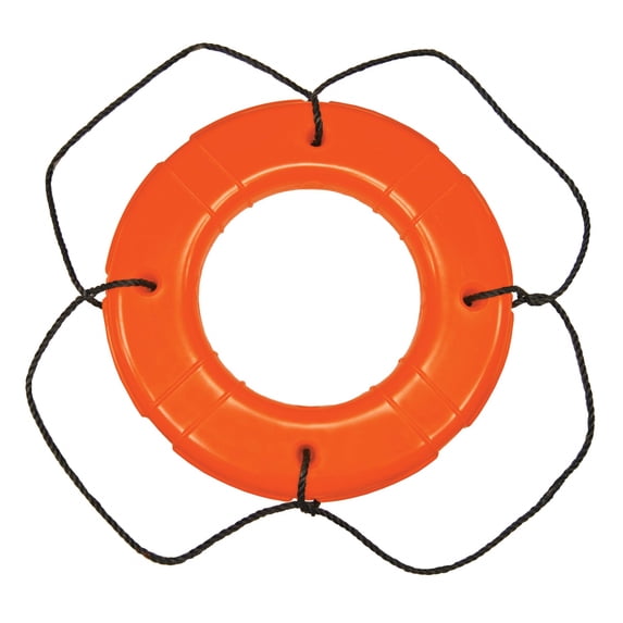 Taylor Made Products 569 USCG Polyethylene Foam Life Ring (24", Orange)
