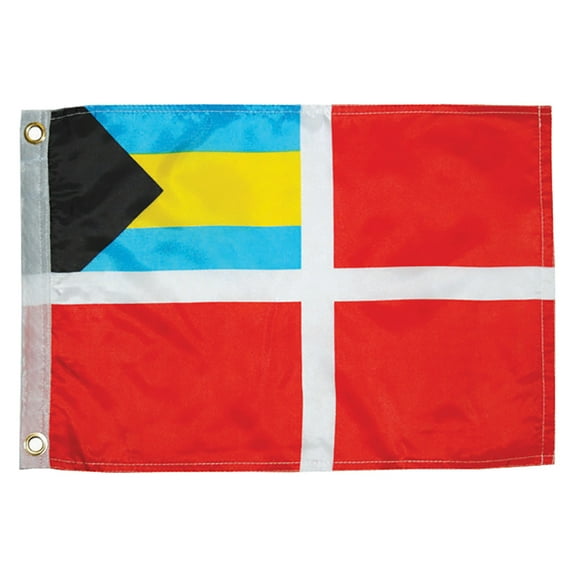 Taylor Made Bahamas Courtesy Boat Flag w/Brass Grommets 12"x18" 2018