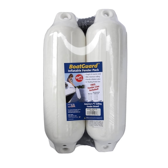 Taylor Made BoatGuard Fenders with Fender Line - 2 Pack