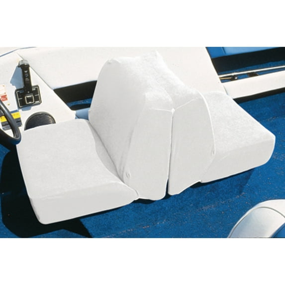 Taylor Made Products 11994 Boat Seat Cover Back to Back Lounge Seat, White