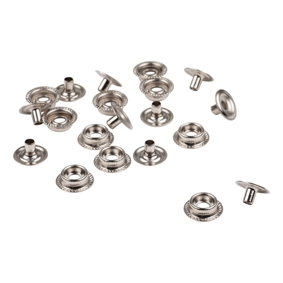 Taylor Made Products 403 Snap Fasteners for Cloth - Male, Pack of 10