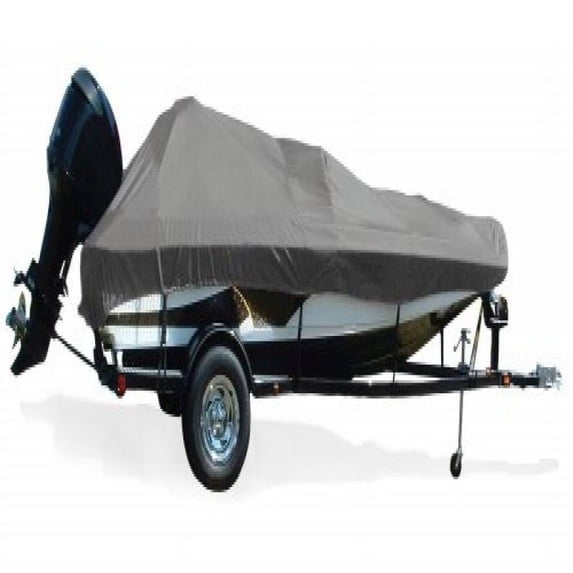 Taylor Made Products Trailerite Pro Style Bass Hot Shot Polyester Boat Cover O/B (Gray, 18 Feet 4 Inch X 82 Inch)