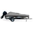 thumbnail image 1 of Taylor Made Products Trailerite Semi-Custom Boat Cover for Tournament Bass Fishing Boats with Outboard Motors (19'5" to 20'4" Center Line Length / 94" Beam, Gray Coated Poly), 1 of 5