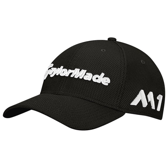 Taylor Made Tour 39Thirty Hat (Black, Medium/Large) NEW