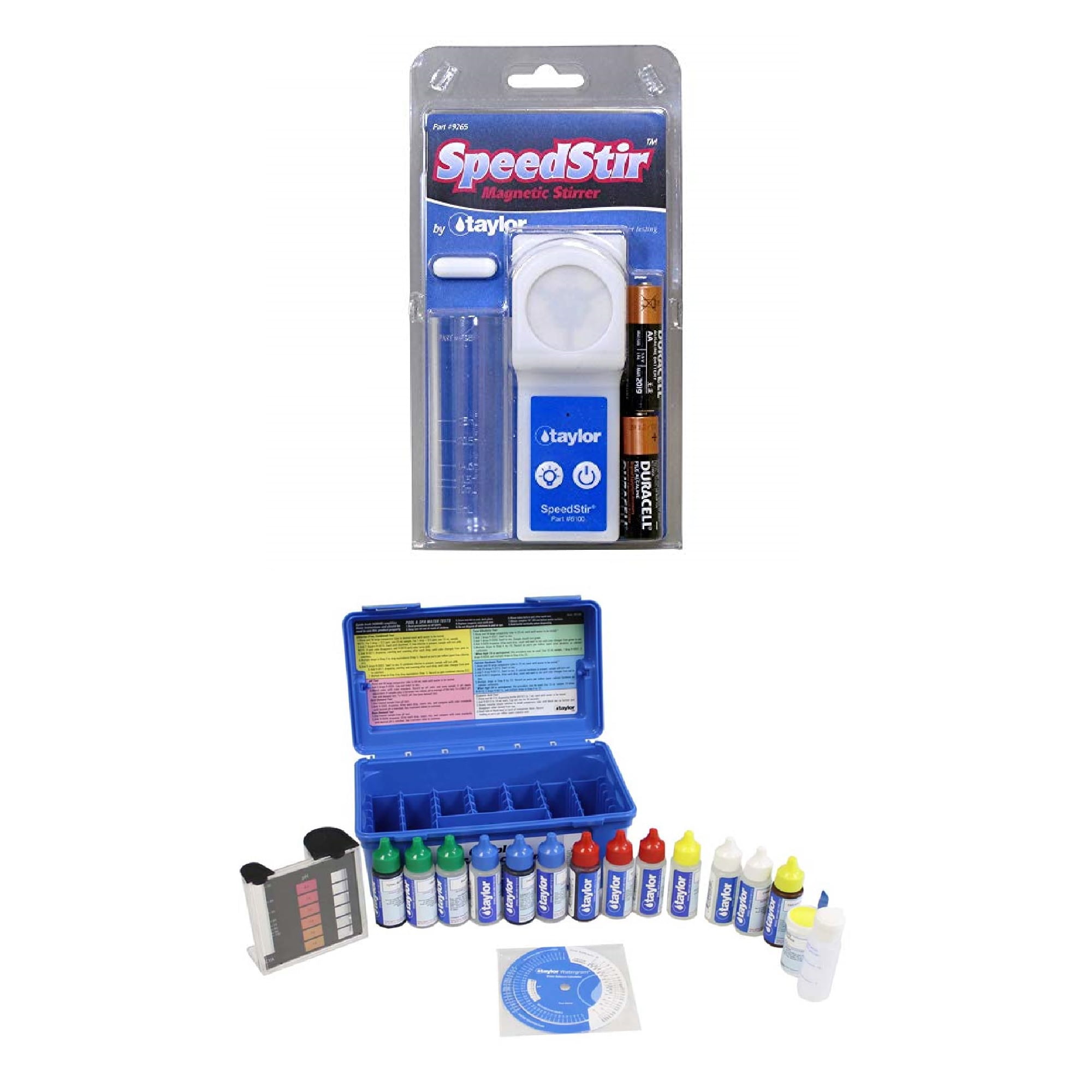 Taylor Stirrer Pack w/ Complete FASDPD Pool Test Kit