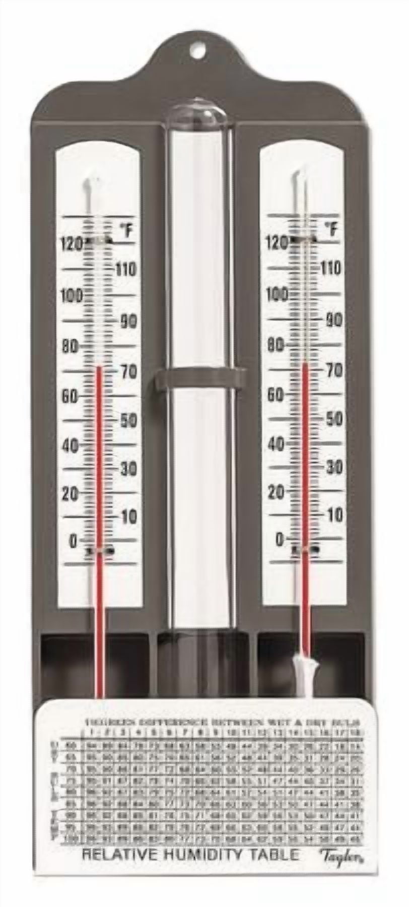 TAYLOR 5525J1 Mason Hygrometer,Range 0/120 F