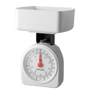 Taylor Mechanical Kitchen Scale and Food Scale in White, Max 11 lbs