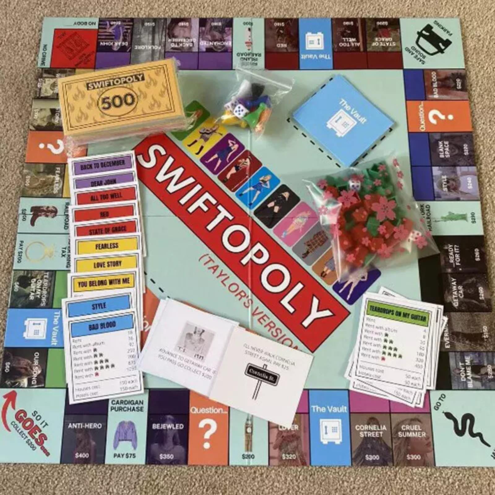 Taylor Monopoly Board Game 