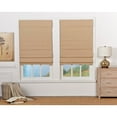 thumbnail image 1 of Taylor & Olive  Halfway Khaki Insulating Cordless Roman Shade 40 - 49 Inches Khaki 46 X 72, 1 of 5