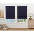 thumbnail image 1 of Taylor & Olive  Halfway Navy Insulating Cordless Roman Shade 30 - 39 Inches 30 x 72, 1 of 5