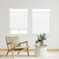 thumbnail image 1 of Taylor & Olive  Halfway White Insulating Cordless Roman Shade 16 - 29 Inches 22 x 72 Casual, 1 of 5