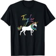 thumbnail image 1 of Taylor Personalized First Name Unicorn T-Shirt, 1 of 4