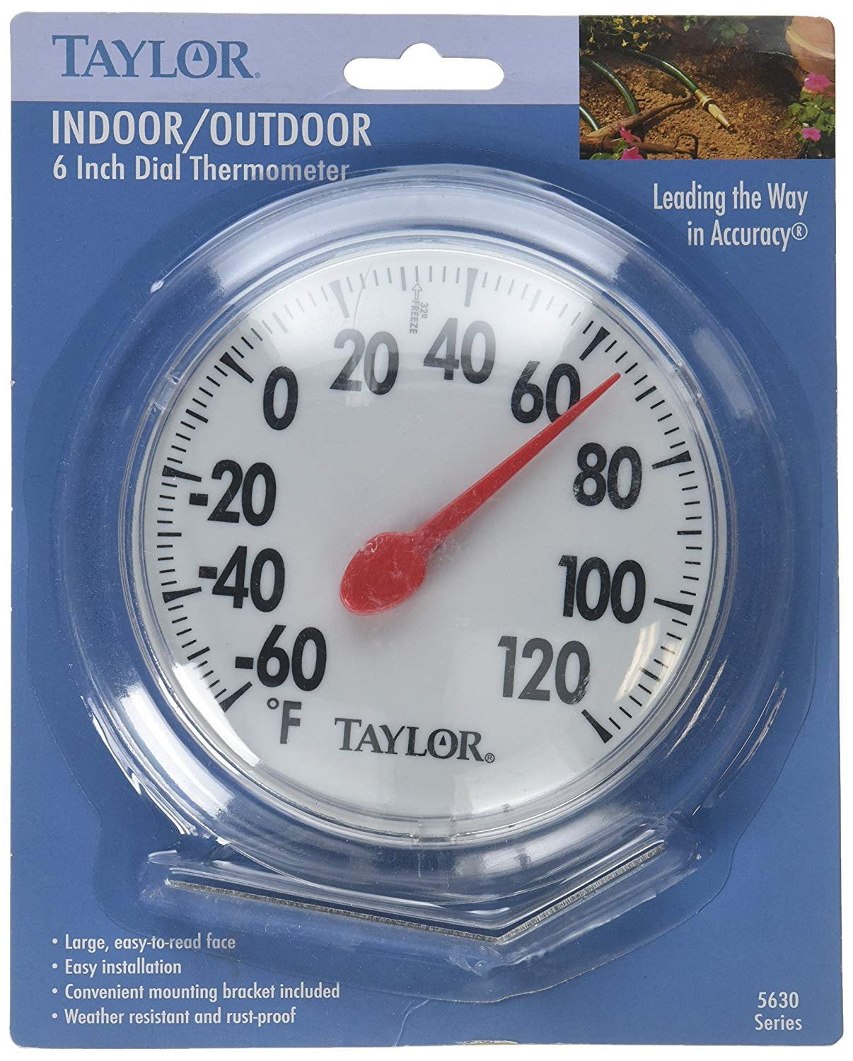 Taylor 13.25 Big & Bold Dial Outdoor Thermometer