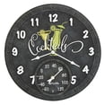 thumbnail image 1 of Taylor Precision Products 14-inch Cocktails Clock with Thermometer, 1 of 5