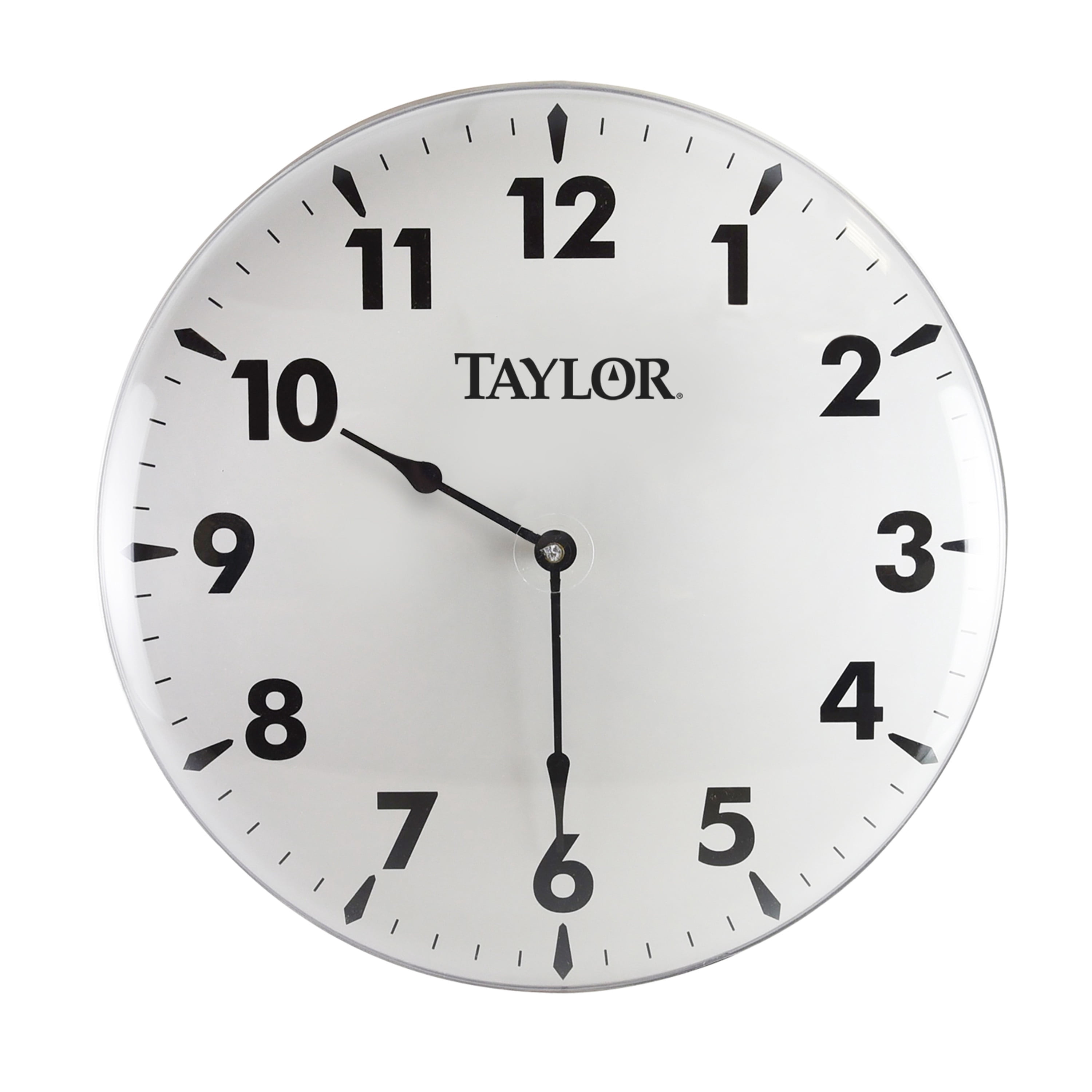 Taylor Precision Products 18-inch Extra Large Metal Clock - Walmart.com