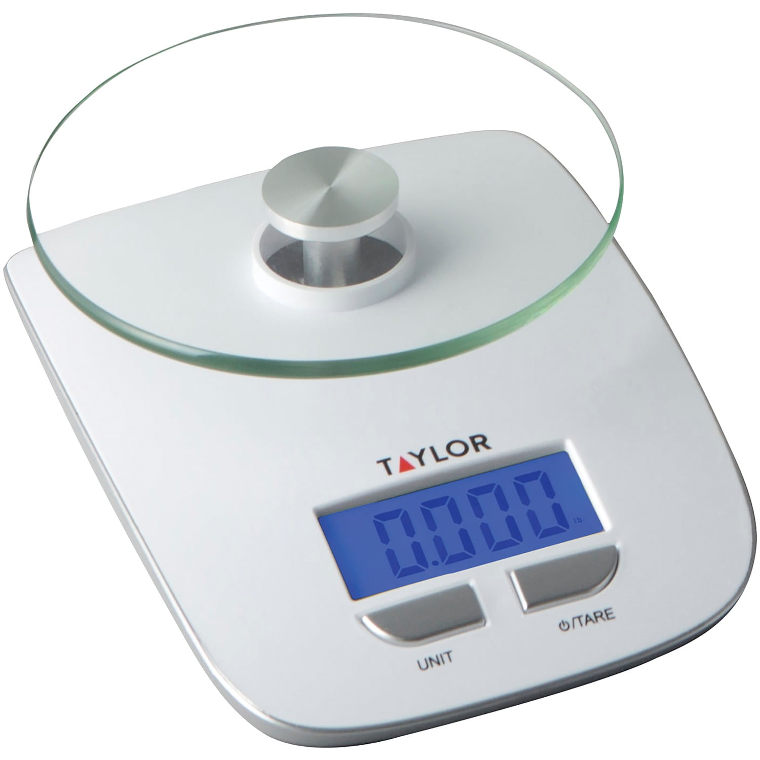  Taylor Digital Kitchen Scale with Glass Platform, Tare