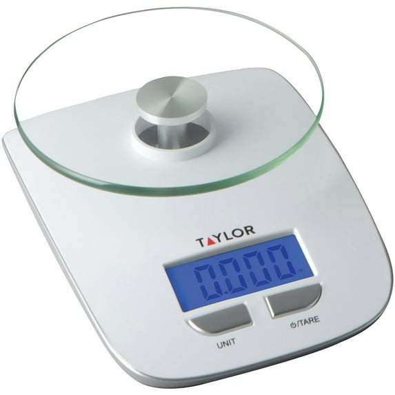 Taylor Precision Products 384521 Glass Platform Digital Kitchen Scale