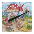 thumbnail image 1 of Taylor 8"x8" Gnome Garden Ceramic Tabletop Thermometer, 1 of 13