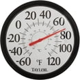 thumbnail image 1 of 4-pack Taylor Precision Products Big and Bold Dial Thermometer 13.25-Inch, Black,4 Pack — Residential Use, Standard Application, 1 of 1