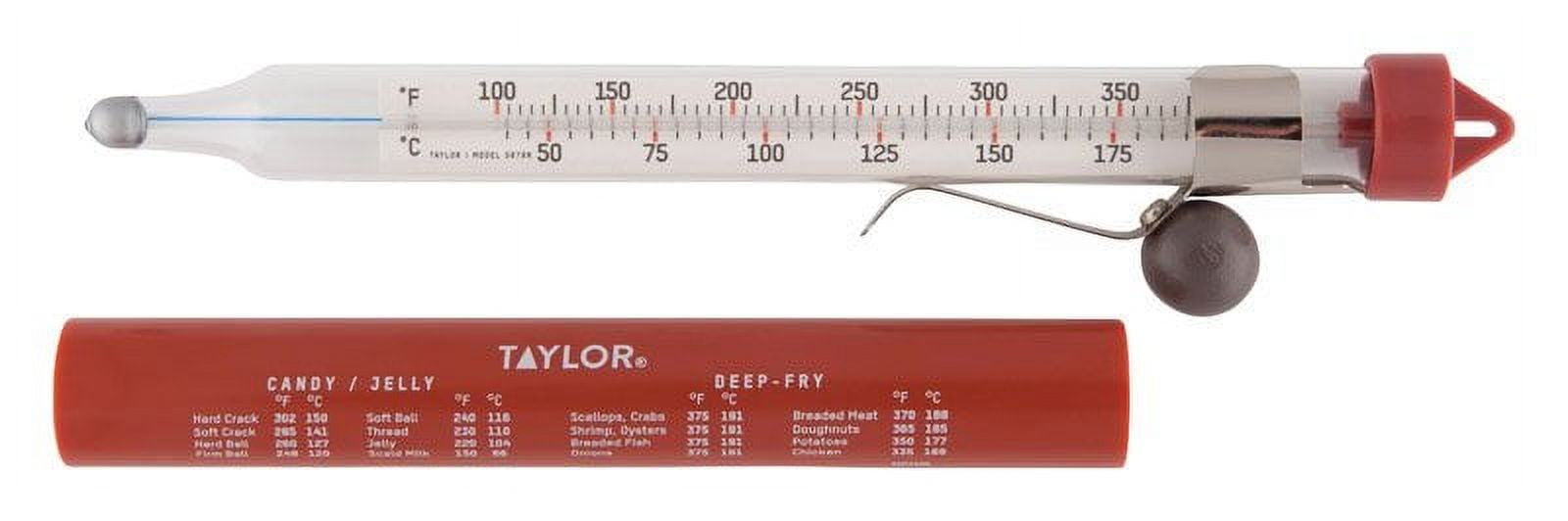 Vintage Taylor Deep Frying Thermometer, Vintage Red Wood Handle Cooking  Thermometer, Red Handled Retro Farmhouse Kitchen Tool With Box 