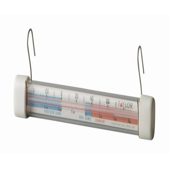 Taylor Classic Line Refrigerator/Freezer Thermometer - Magnified Analog - Multicolor