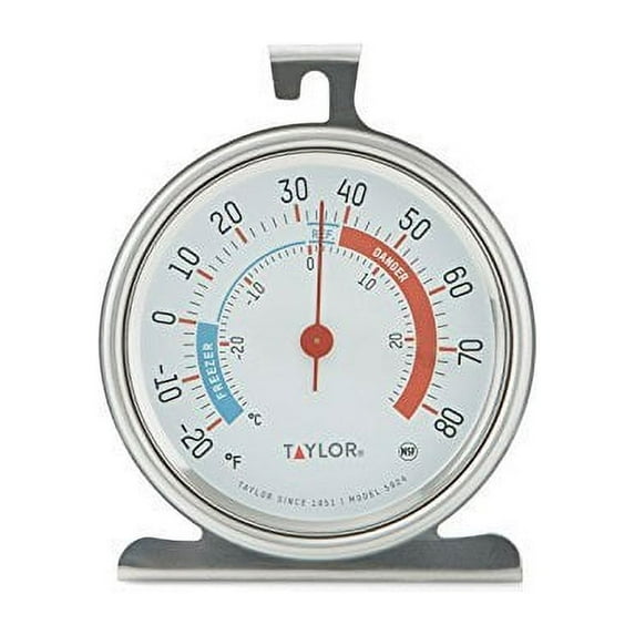 Taylor Precision Products Classic Series Large Dial Fridge or Freezer Thermometer