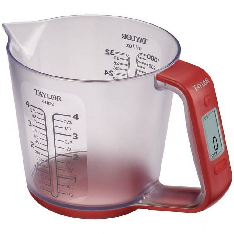 Taylor Precision Products Digital Measuring Cup and Scale