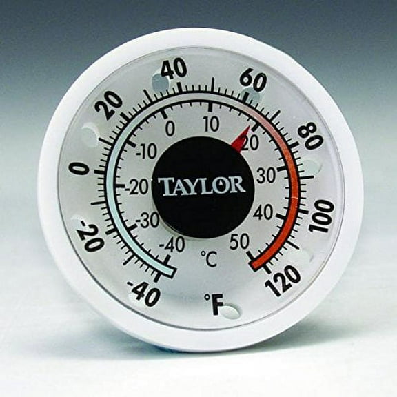 Taylor Precision Products Window/Wall Thermometer Indoor Outdoor - Analog - 1-3/4" Dial