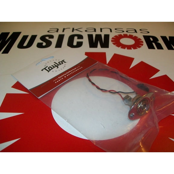 Taylor Prewired Jack Assembly For Solidbody Guitars - CHROME, #83718