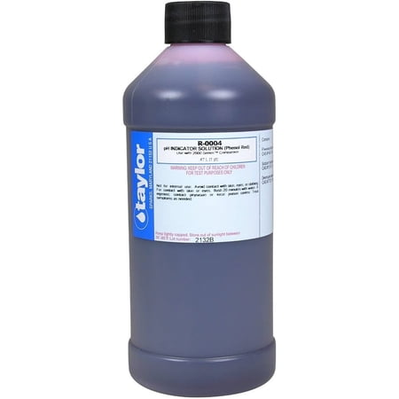 Taylor R-0004-E Reagent pH Indicator Solution, 16 oz.