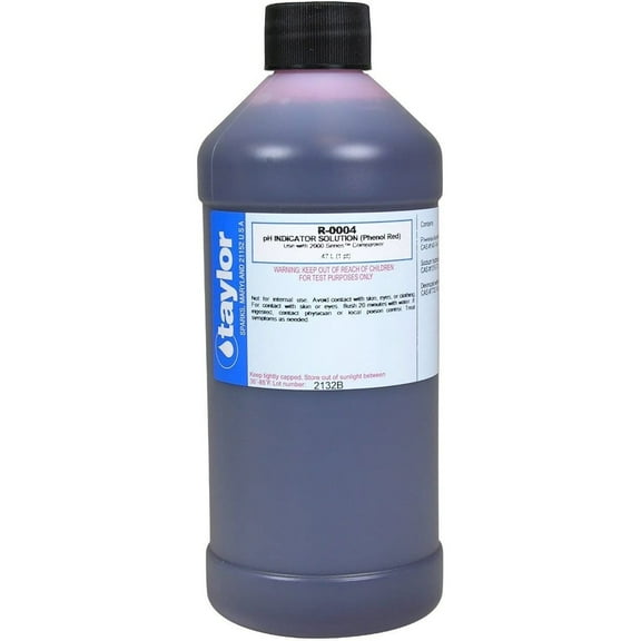 Taylor R-0004-E Reagent pH Indicator Solution, 16 oz.